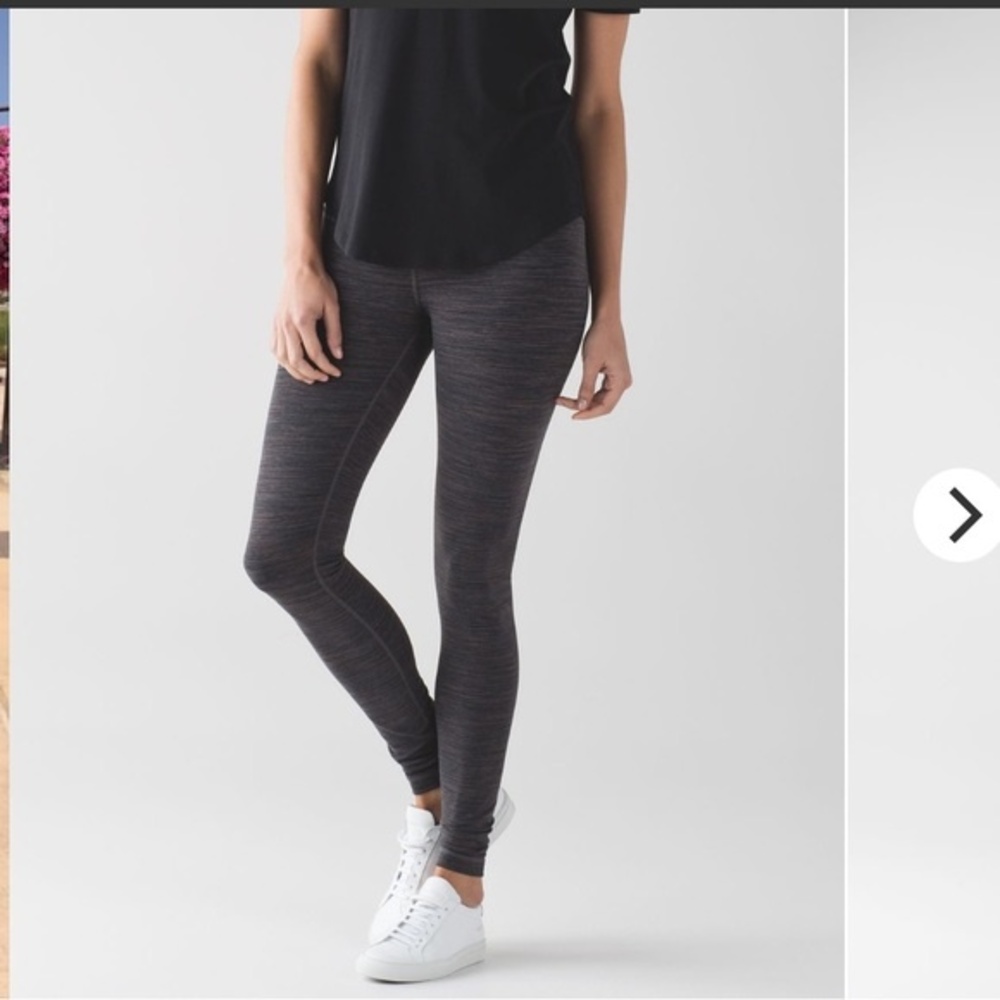 Lululemon Wunder Under Pant Hi-Rise Wee Are From Space Cool Cocoa Soot Light 2